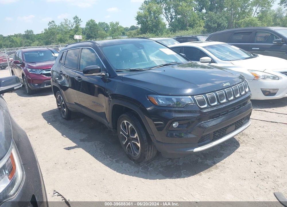 2022 JEEP COMPASS LIMITED 4X4 VIN: 3C4NJDCB2NT108136