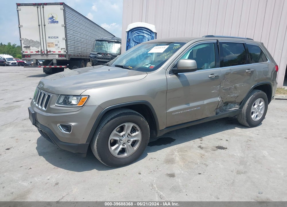 2016 JEEP GRAND CHEROKEE LAREDO VIN: 1C4RJFAG2GC458957