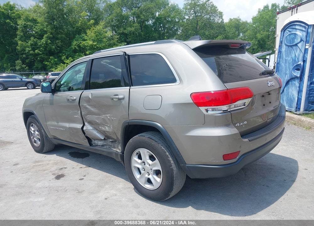 2016 JEEP GRAND CHEROKEE LAREDO VIN: 1C4RJFAG2GC458957