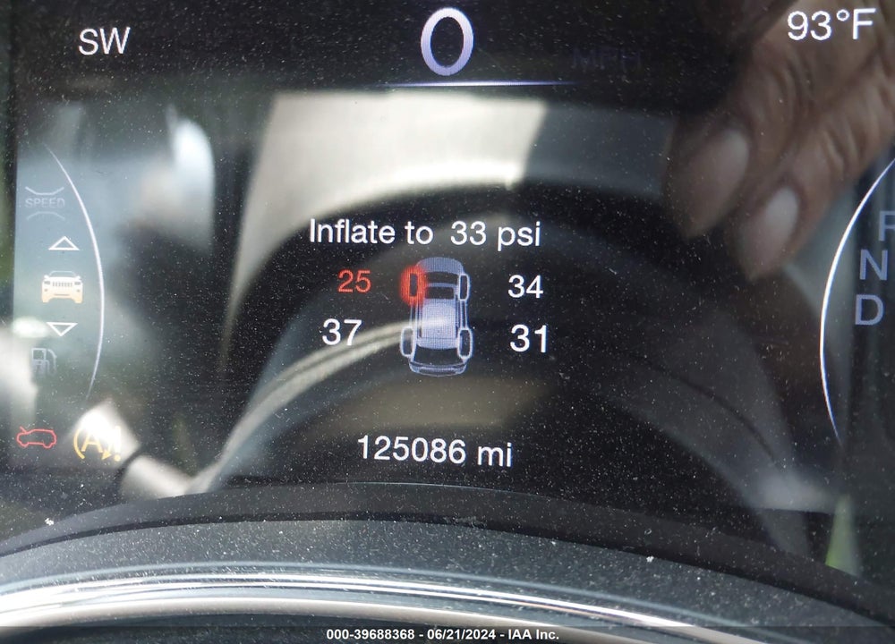2016 JEEP GRAND CHEROKEE LAREDO VIN: 1C4RJFAG2GC458957