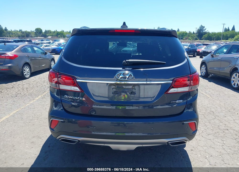 2018 HYUNDAI SANTA FE SE ULTIMATE VIN: KM8SRDHF5JU265808