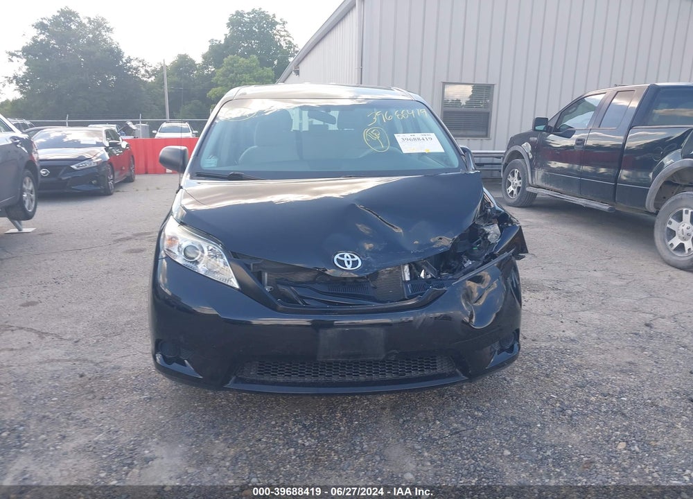 2014 TOYOTA SIENNA L V6 7 PASSENGER VIN: 5TDZK3DC6ES502488