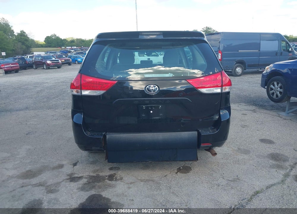 2014 TOYOTA SIENNA L V6 7 PASSENGER VIN: 5TDZK3DC6ES502488