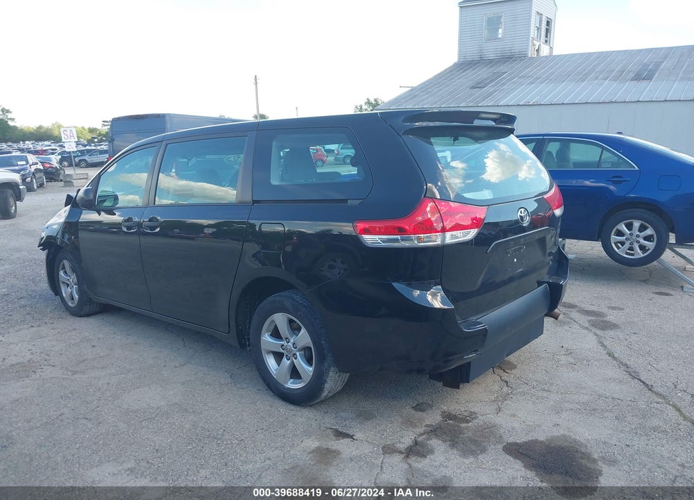 2014 TOYOTA SIENNA L V6 7 PASSENGER VIN: 5TDZK3DC6ES502488