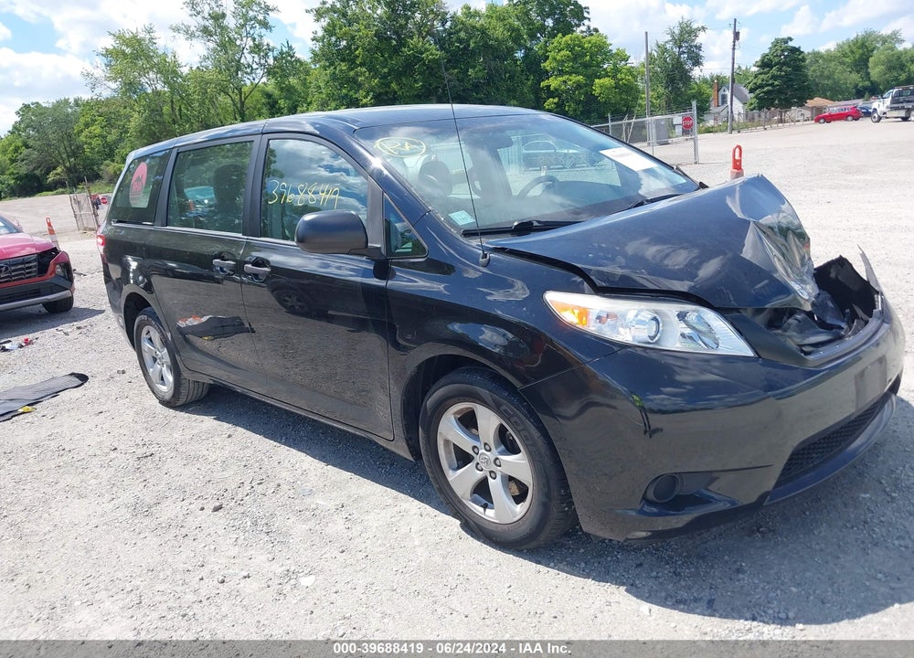 2014 TOYOTA SIENNA L V6 7 PASSENGER VIN: 5TDZK3DC6ES502488