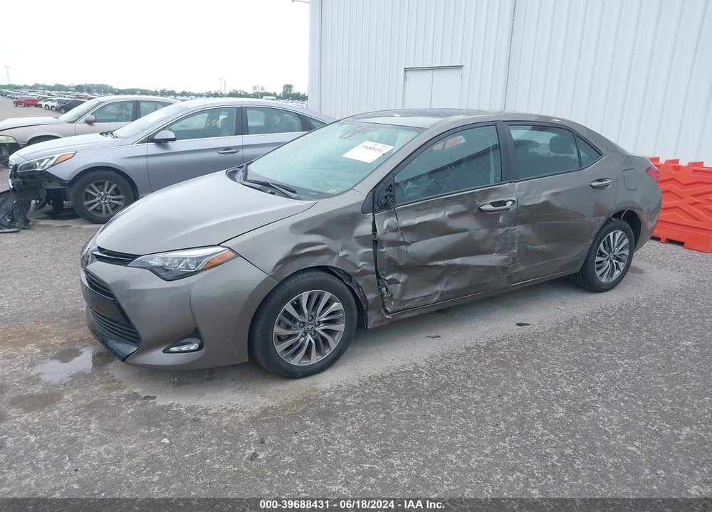 2017 TOYOTA COROLLA XLE VIN: 5YFBURHE6HP694518