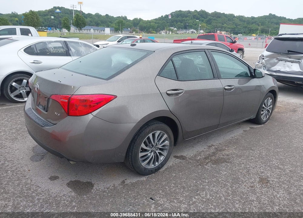 2017 TOYOTA COROLLA XLE VIN: 5YFBURHE6HP694518