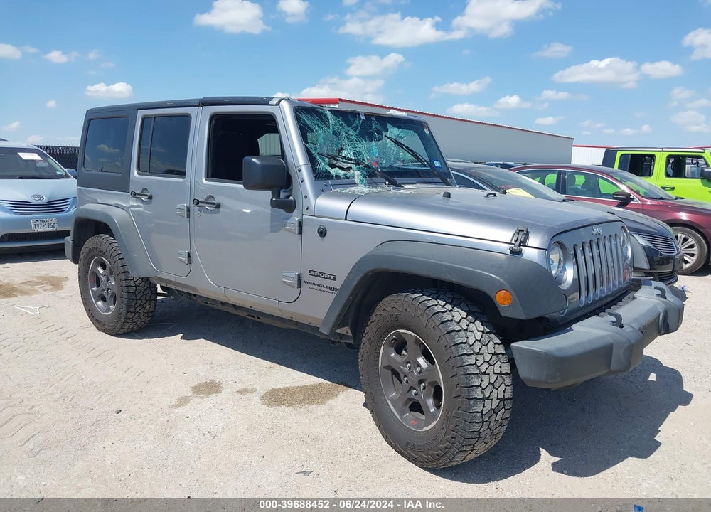 2018 JEEP WRANGLER JK UNLIMITED SPORT S 4X4 VIN: 1C4BJWDG4JL890213