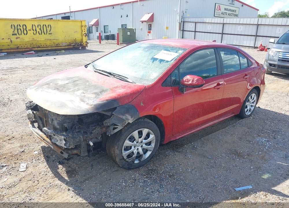 2021 TOYOTA COROLLA LE VIN: 5YFEPMAE0MP176058