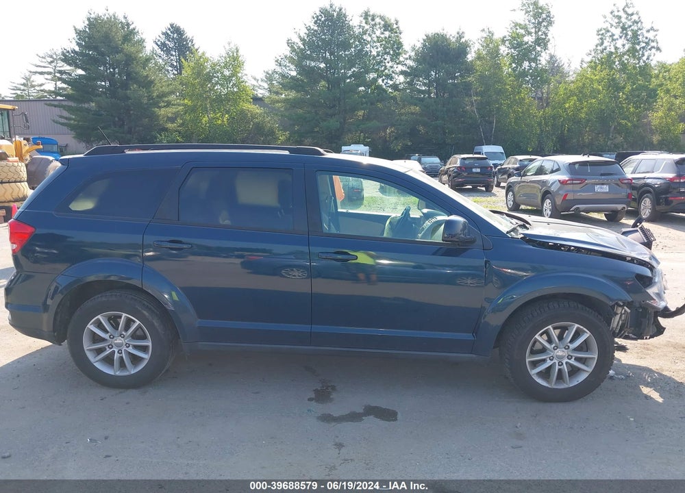 2013 DODGE JOURNEY SXT VIN: 3C4PDCBB0DT704596
