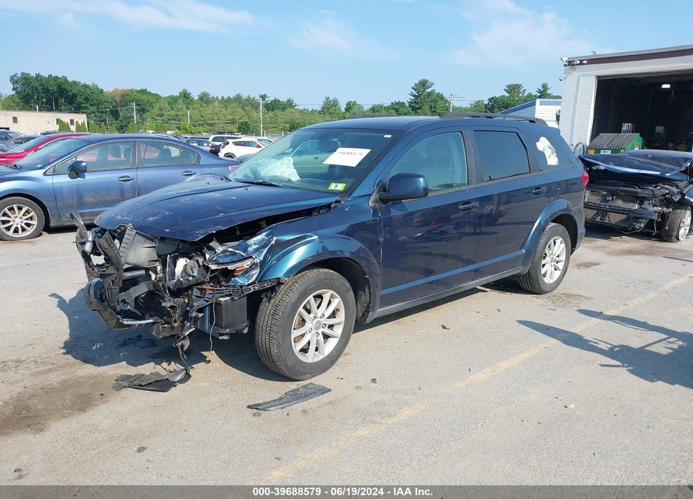 2013 DODGE JOURNEY SXT VIN: 3C4PDCBB0DT704596