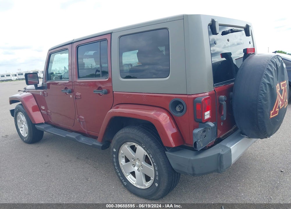 2008 JEEP WRANGLER UNLIMITED SAHARA VIN: 1J4GA59128L603203