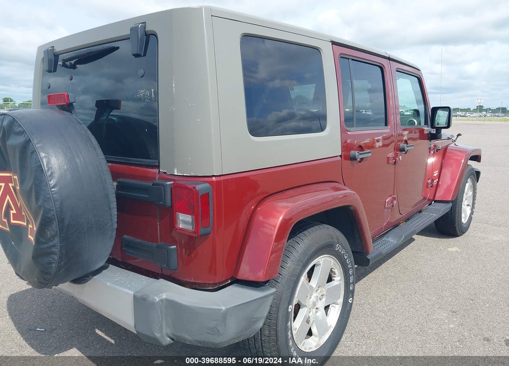 2008 JEEP WRANGLER UNLIMITED SAHARA VIN: 1J4GA59128L603203