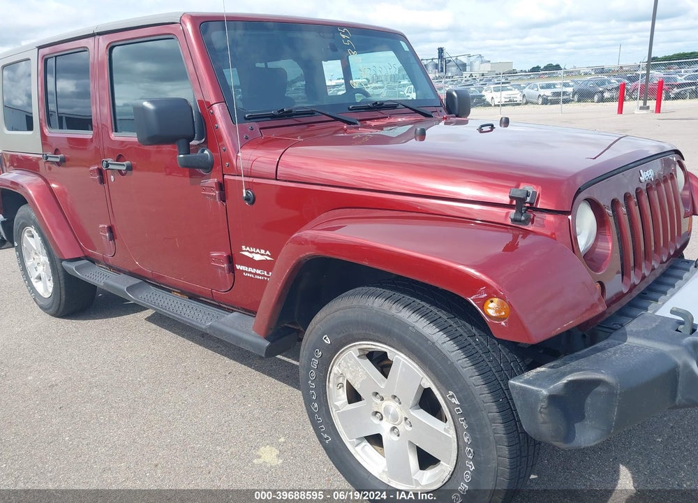 2008 JEEP WRANGLER UNLIMITED SAHARA VIN: 1J4GA59128L603203