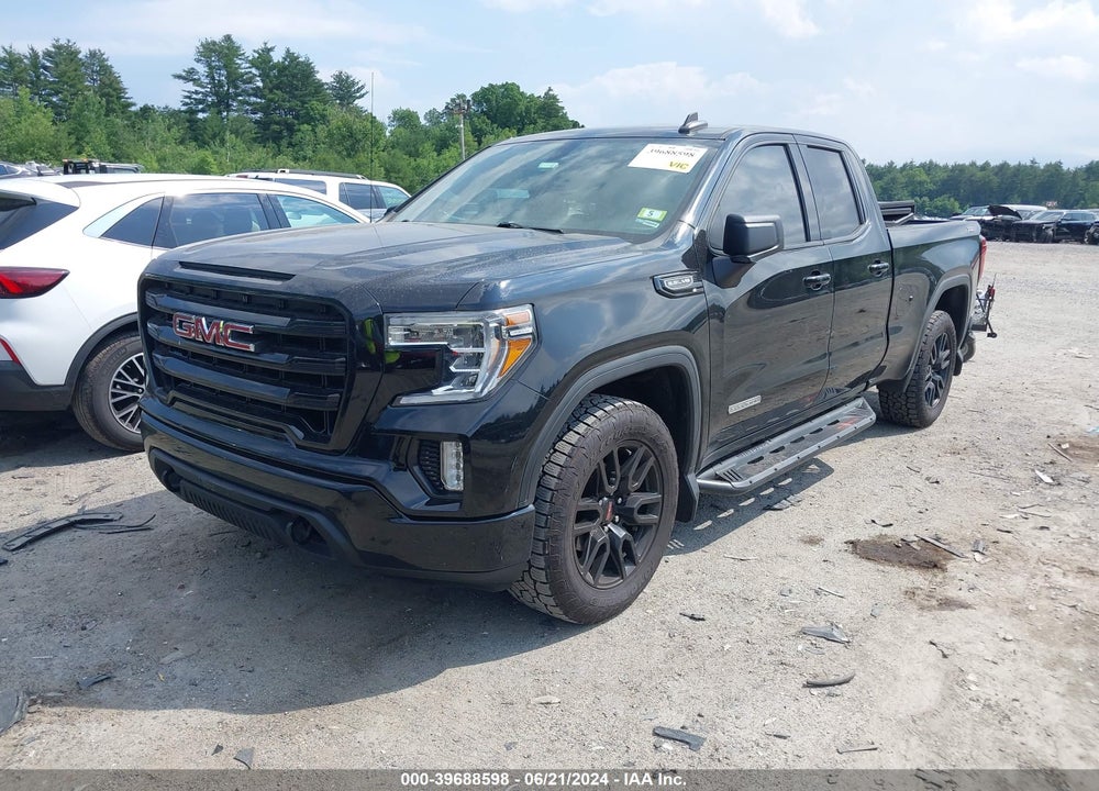 2020 GMC SIERRA 1500 4WD DOUBLE CAB STANDARD BOX ELEVATION VIN: 1GTR9CED0LZ112386