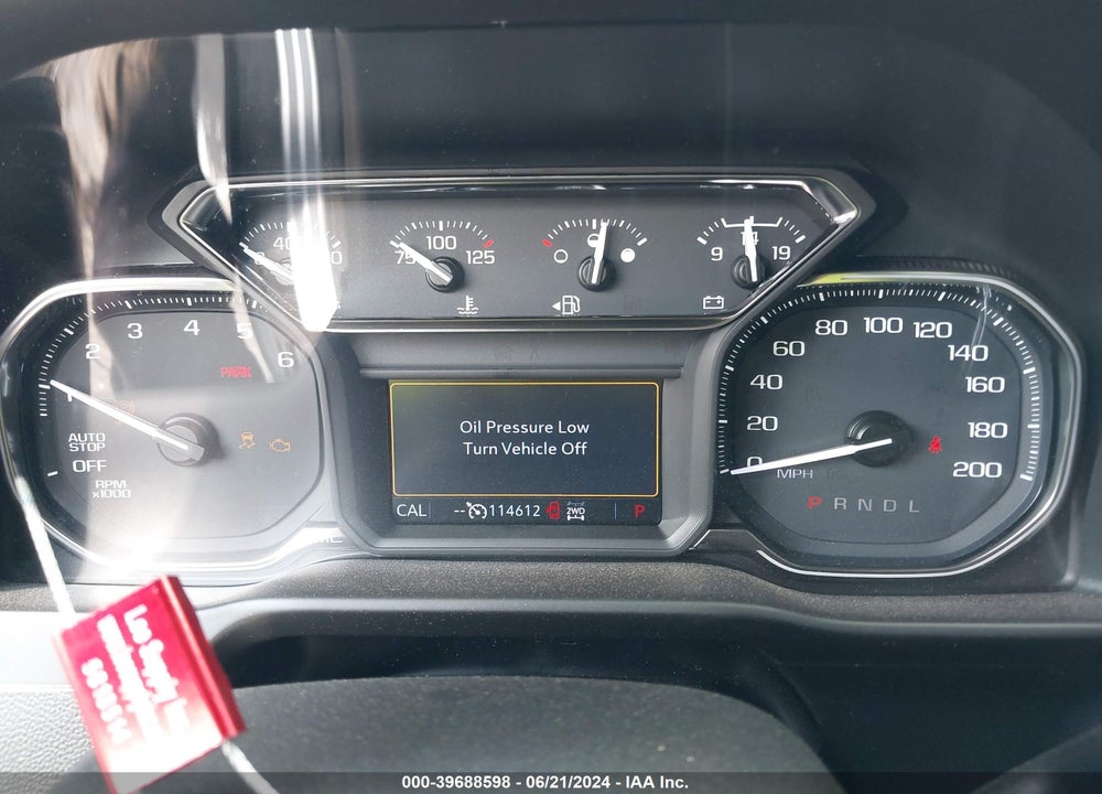 2020 GMC SIERRA 1500 4WD DOUBLE CAB STANDARD BOX ELEVATION VIN: 1GTR9CED0LZ112386