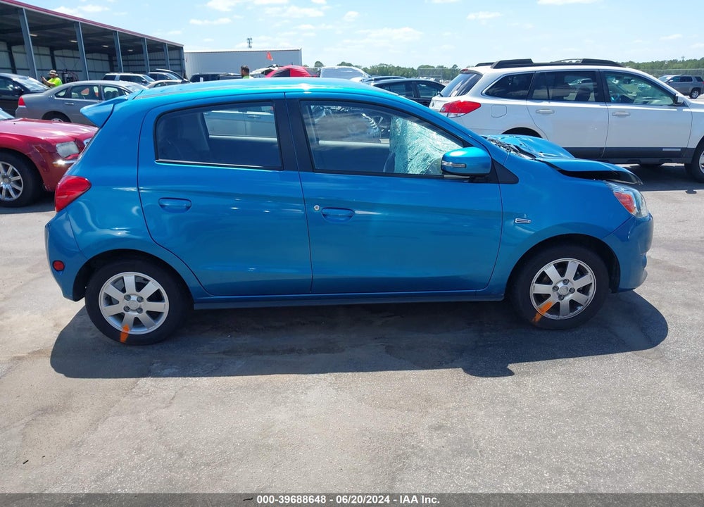 2015 MITSUBISHI MIRAGE ES/RF VIN: ML32A4HJ1FH055029