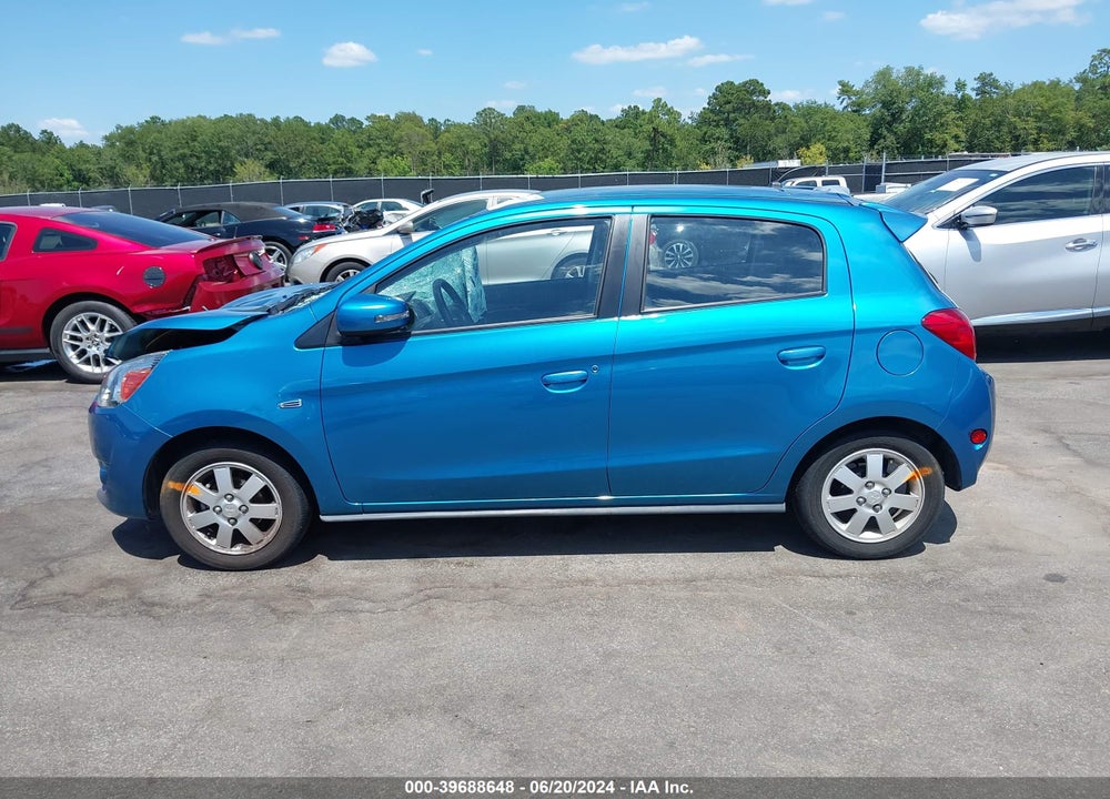 2015 MITSUBISHI MIRAGE ES/RF VIN: ML32A4HJ1FH055029