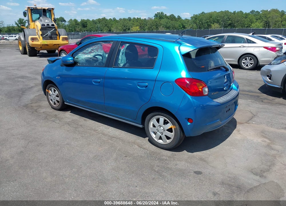 2015 MITSUBISHI MIRAGE ES/RF VIN: ML32A4HJ1FH055029