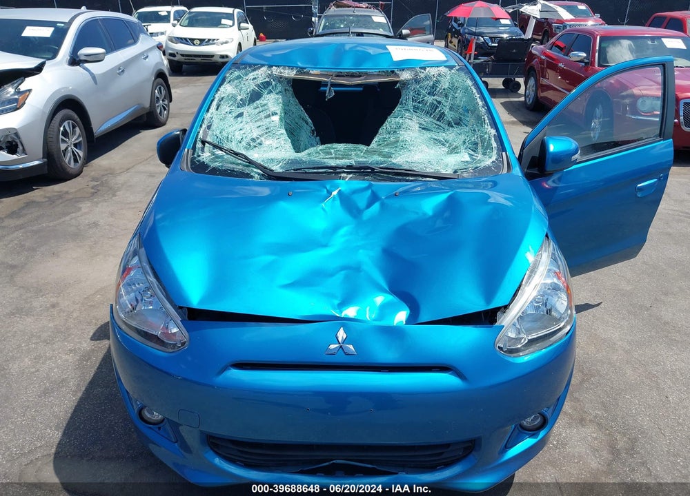 2015 MITSUBISHI MIRAGE ES/RF VIN: ML32A4HJ1FH055029