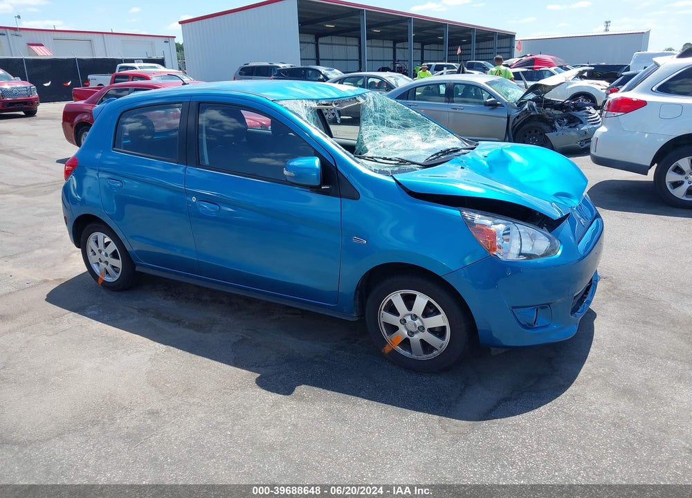 2015 MITSUBISHI MIRAGE ES/RF VIN: ML32A4HJ1FH055029