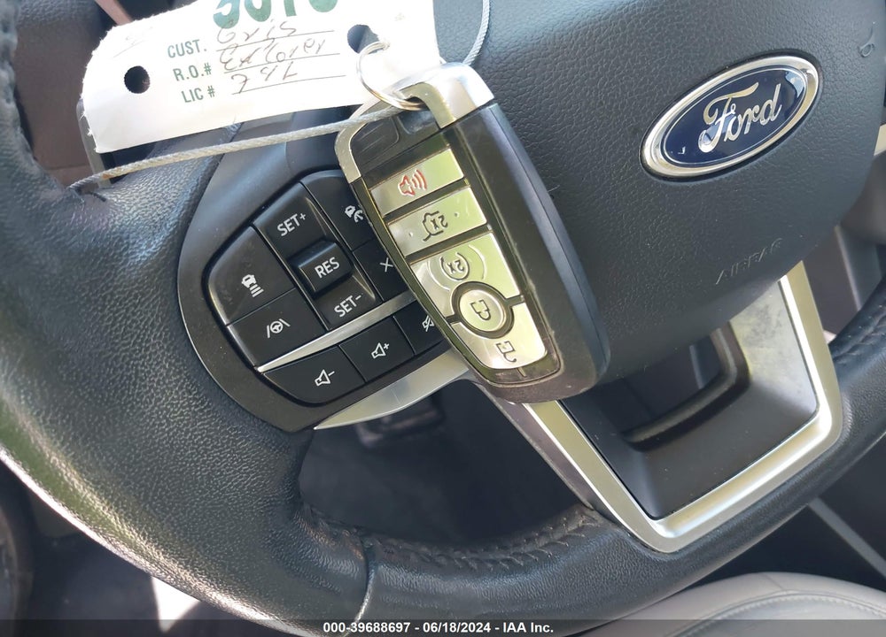 2020 FORD EXPLORER LIMITED VIN: 1FMSK7FH2LGB75611