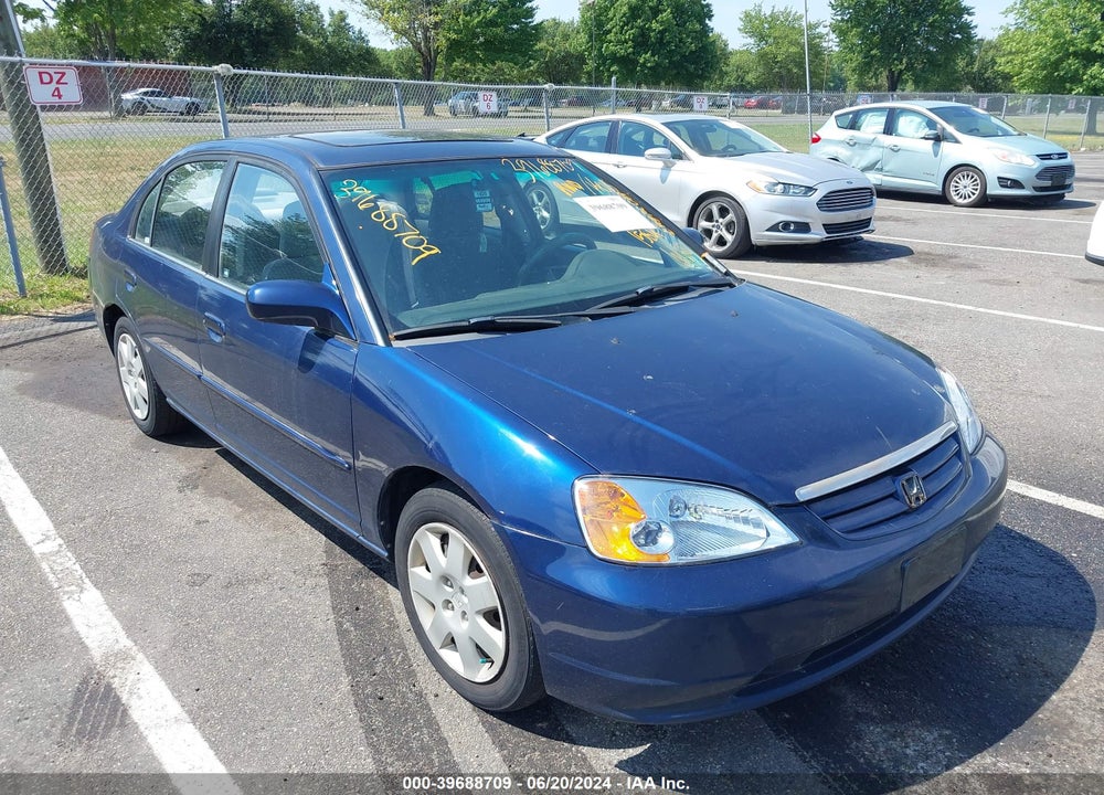 2001 HONDA CIVIC EX VIN: 1HGES26761L057269