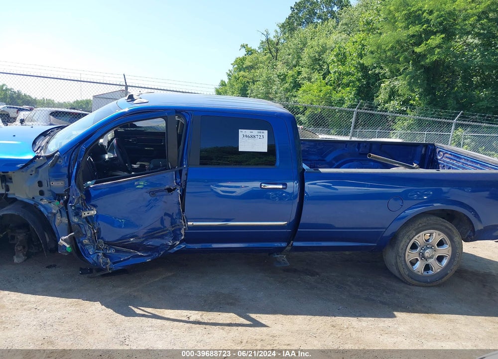 2018 RAM 2500 LAIE  4X4 8' BOX VIN: 3C6UR5KL1JG109275