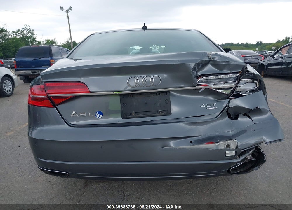 2016 AUDI A8 L 4.0T SPORT VIN: WAU43AFD6GN020496