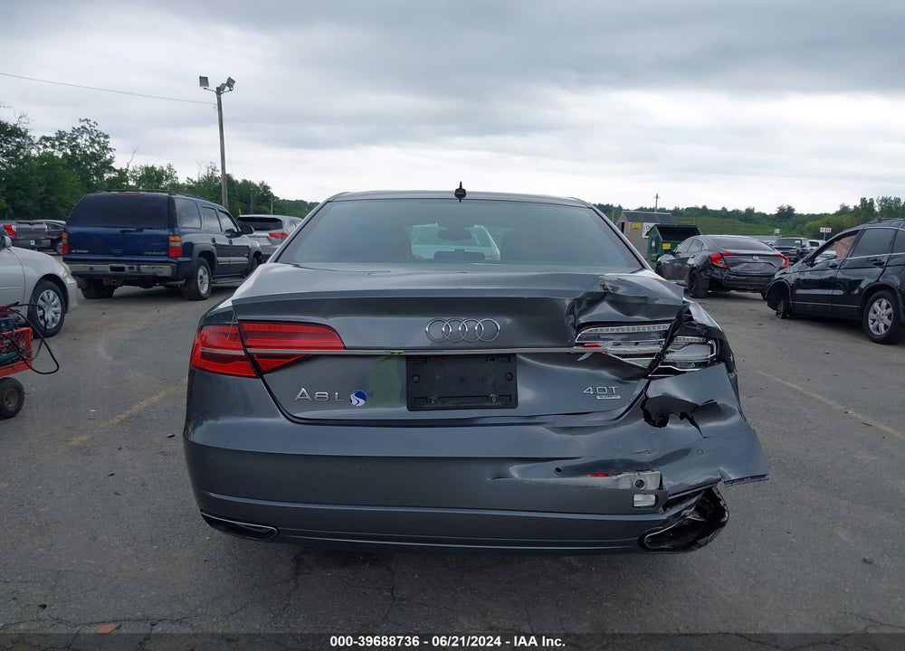 2016 AUDI A8 L 4.0T SPORT VIN: WAU43AFD6GN020496