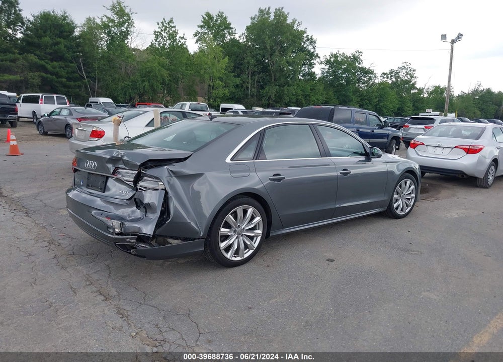 2016 AUDI A8 L 4.0T SPORT VIN: WAU43AFD6GN020496