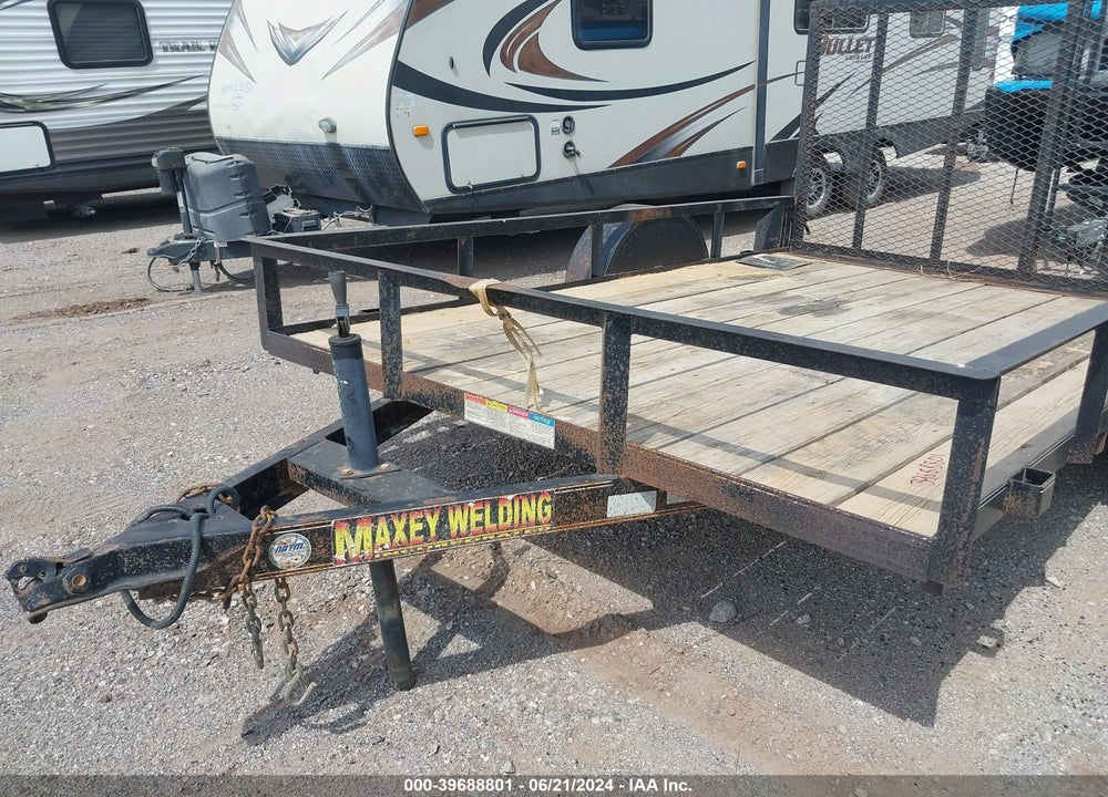 2015 ALUMA TRAILER FLATBED VIN: 00BB390604201501