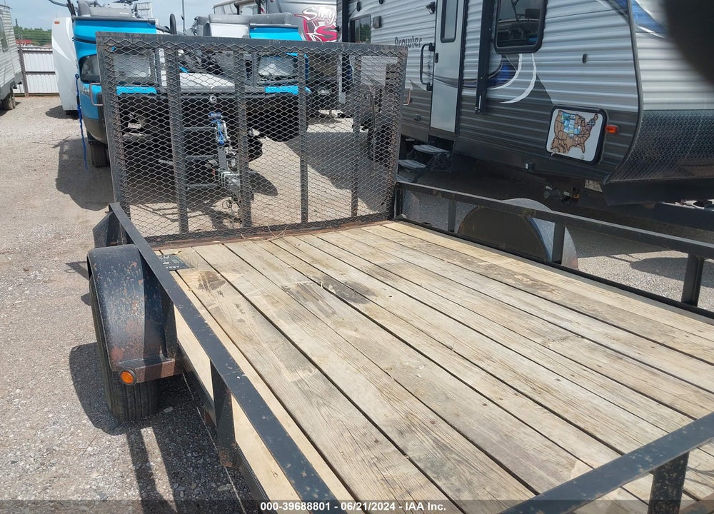 2015 ALUMA TRAILER FLATBED VIN: 00BB390604201501