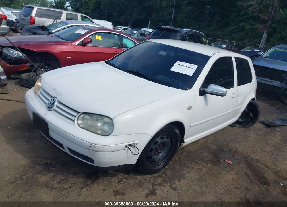 2000 VOLKSWAGEN GOLF GL VIN: WVWBC21J9YW502808