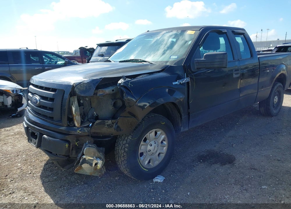2012 FORD F-150 STX VIN: 1FTEX1CMXCKD09862