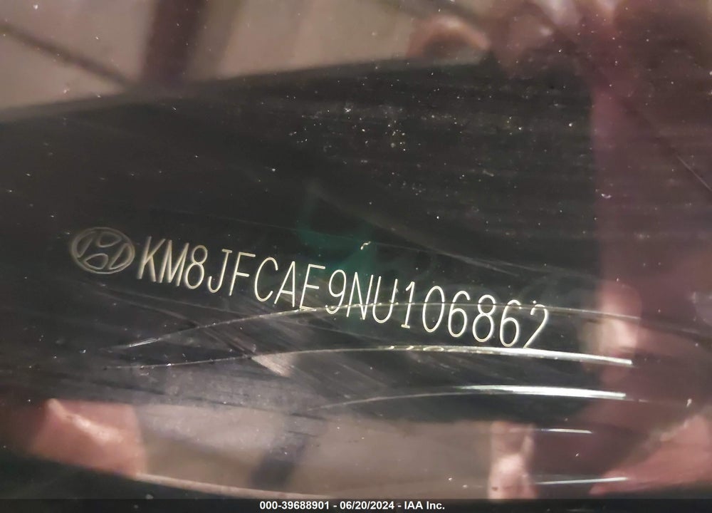 2022 HYUNDAI TUCSON XRT VIN: KM8JFCAE9NU106862