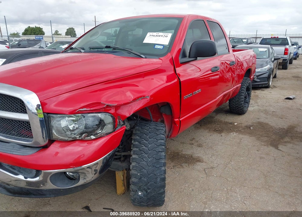 2005 DODGE RAM 1500 SLT/LARAMIE VIN: 1D7HA18D25J567038