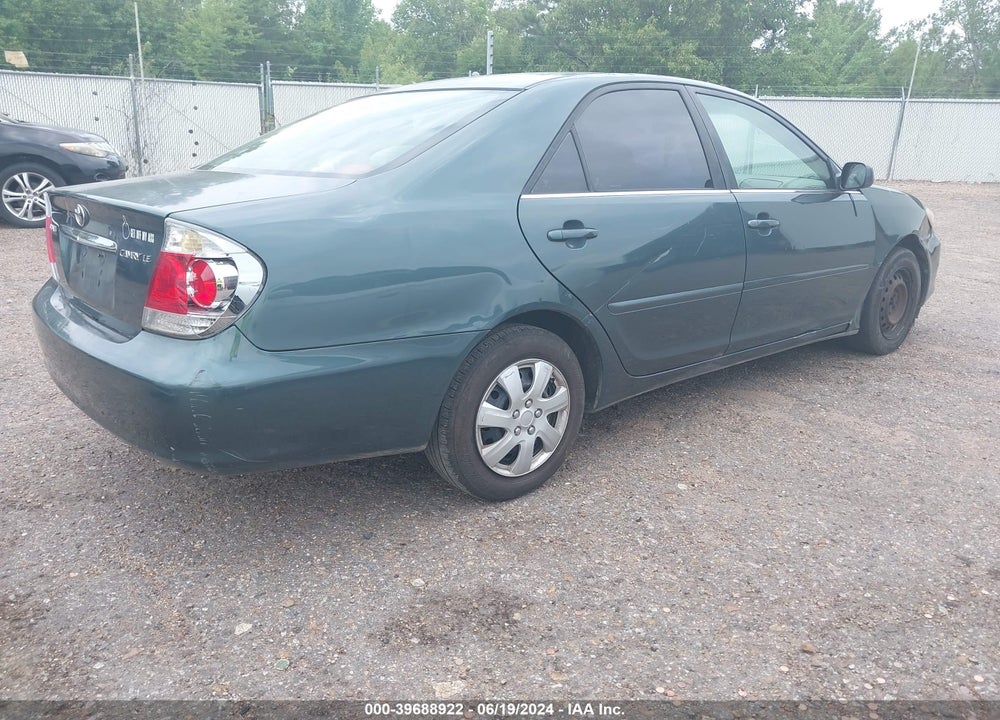 2005 TOYOTA CAMRY LE VIN: 4T1BE32K15U420923