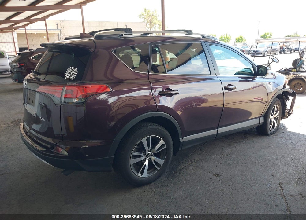 2017 TOYOTA RAV4 XLE VIN: 2T3WFREV4HW400491