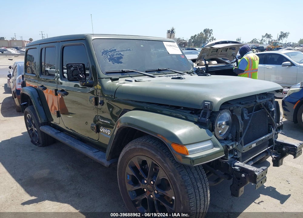 2022 JEEP WRANGLER 4XE UNLIMITED SAHARA 4X4 VIN: 1C4JJXP69NW122218
