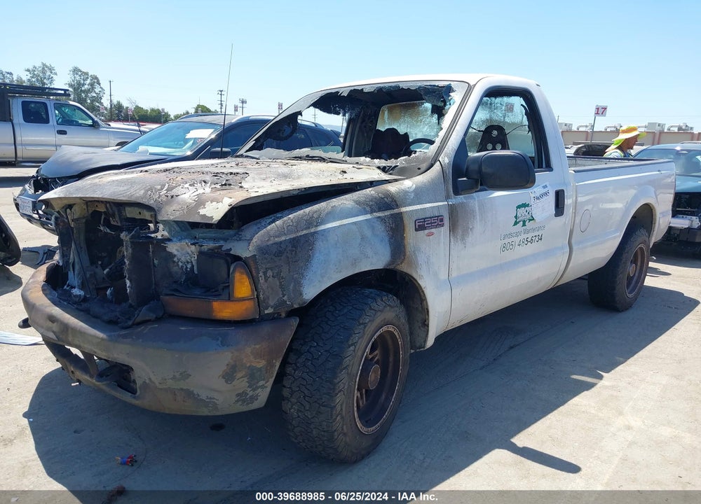 2001 FORD F-250 XL/XLT VIN: 1FTNF20L51EA37687
