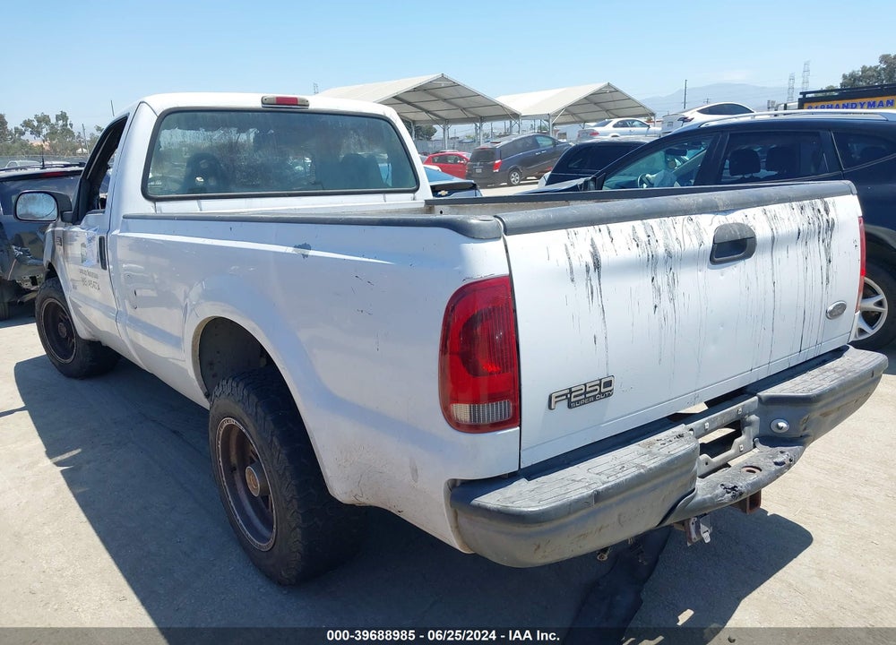 2001 FORD F-250 XL/XLT VIN: 1FTNF20L51EA37687