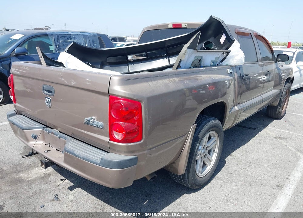 2009 DODGE DAKOTA BIGHORN/LONESTAR VIN: 1D7HE38P09S787188