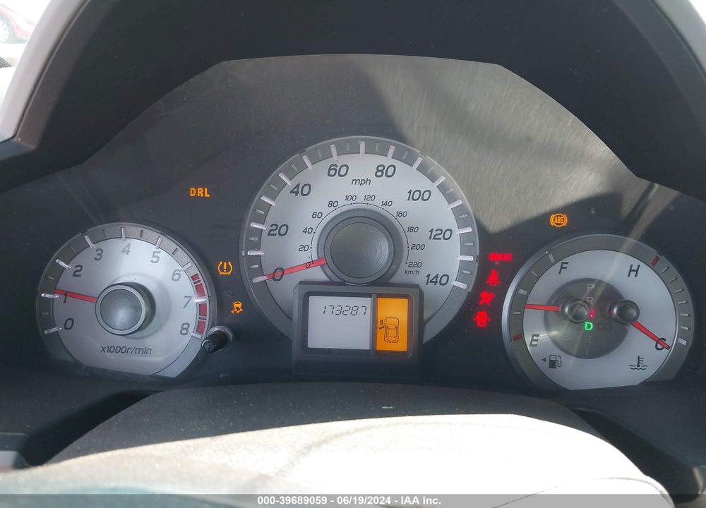 2012 HONDA PILOT LX VIN: 5FNYF3H22CB029708