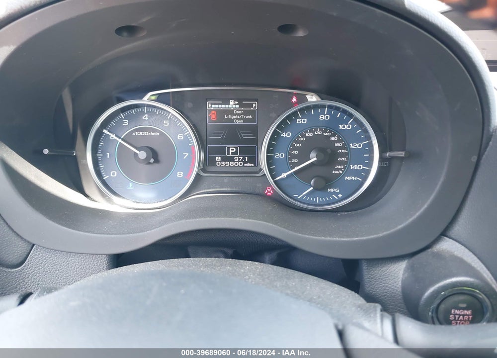 2017 SUBARU CROSSTREK 2.0I LIMITED VIN: JF2GPANC6HH278502