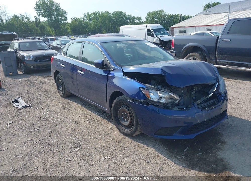 2016 NISSAN SENTRA SV VIN: 3N1AB7APXGY328905