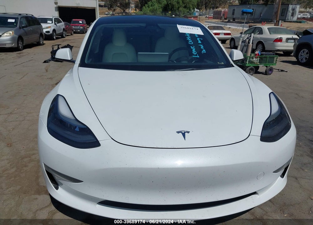 2022 TESLA MODEL 3 REAR-WHEEL DRIVE VIN: 5YJ3E1EA8NF135032