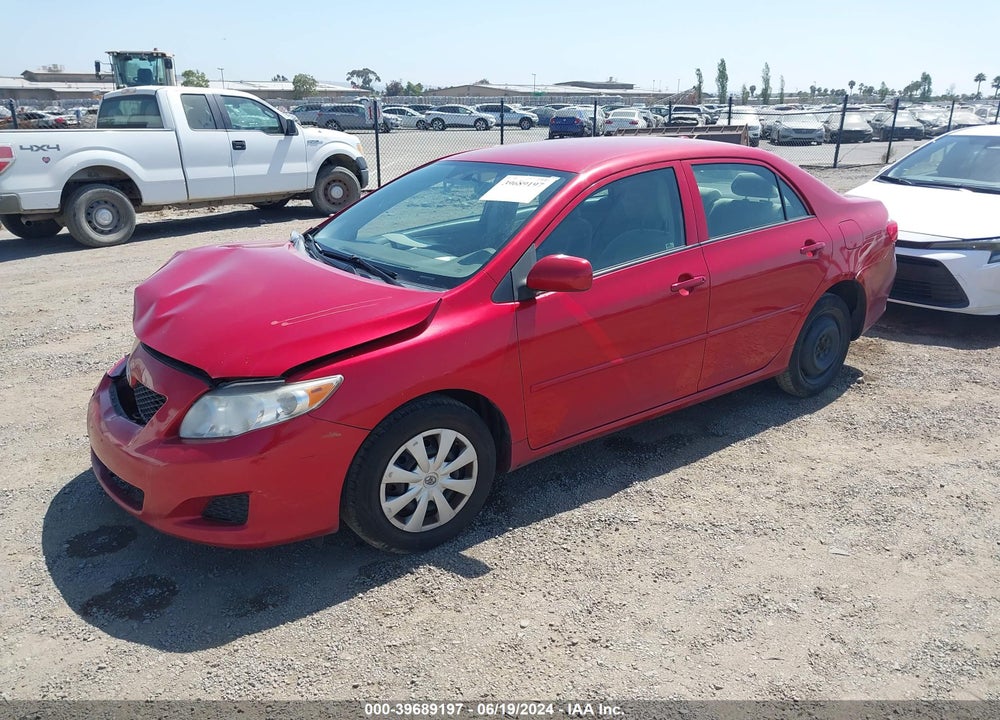 2010 TOYOTA COROLLA LE VIN: 1NXBU4EE9AZ215746