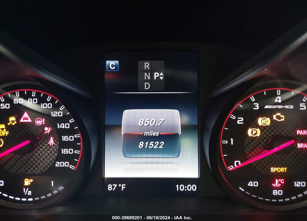 2016 MERCEDES-BENZ AMG C 63 S VIN: 55SWF8HB6GU104466