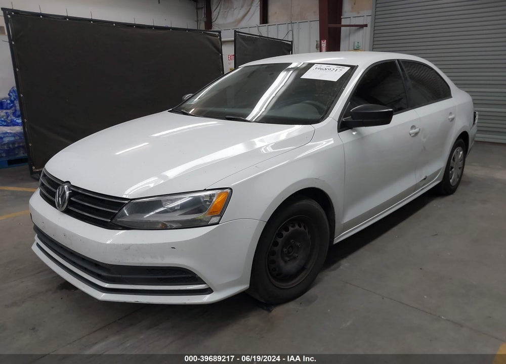 2015 VOLKSWAGEN JETTA 2.0L S VIN: 3VW2K7AJXFM287210
